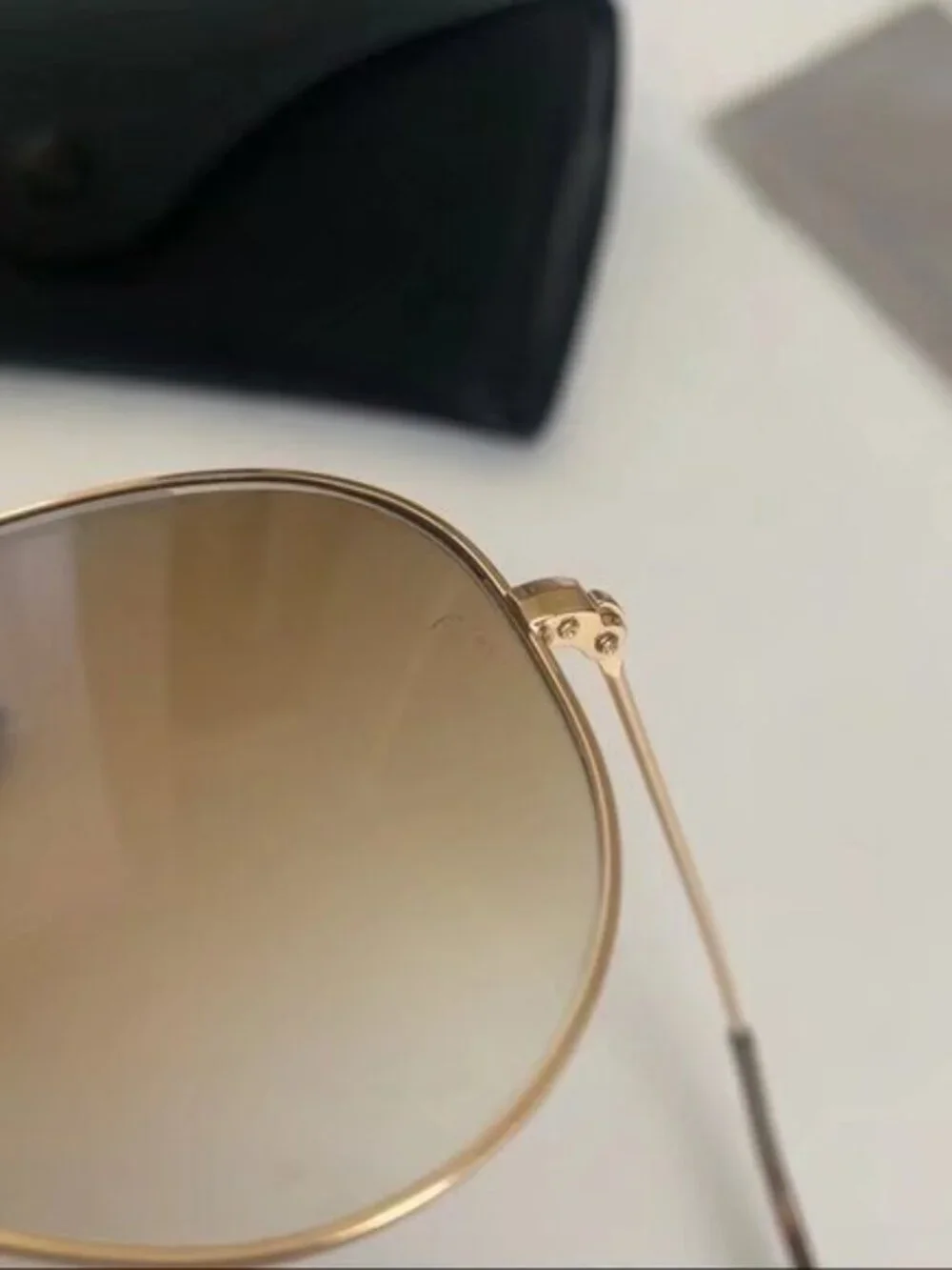 Ray-Ban 3025 Brown Aviator Sunglasses 58mm - Picture 5 of 6